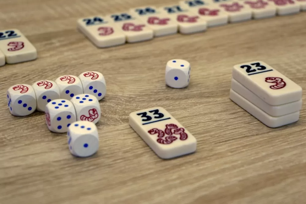 Dobbelspel Regenwormen (Nl)^999 Games Hot