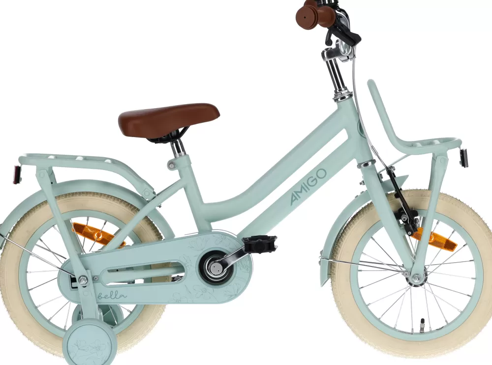 Bella 14 Inch Meisjes Terugtraprem Groen^AMIGO Cheap