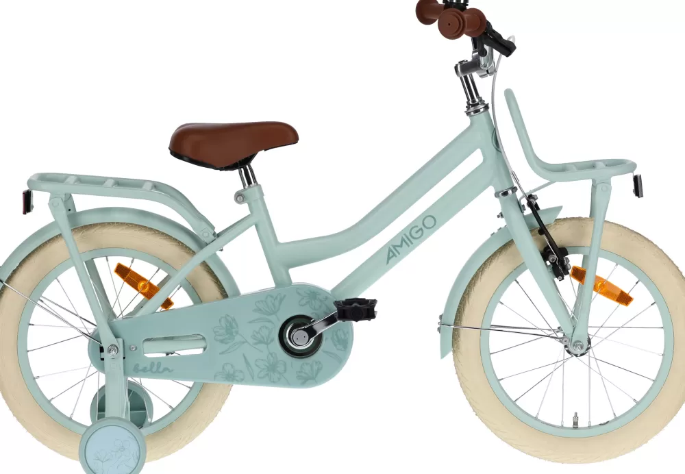 Bella 16 Inch Meisjes Terugtraprem Groen^AMIGO Best Sale