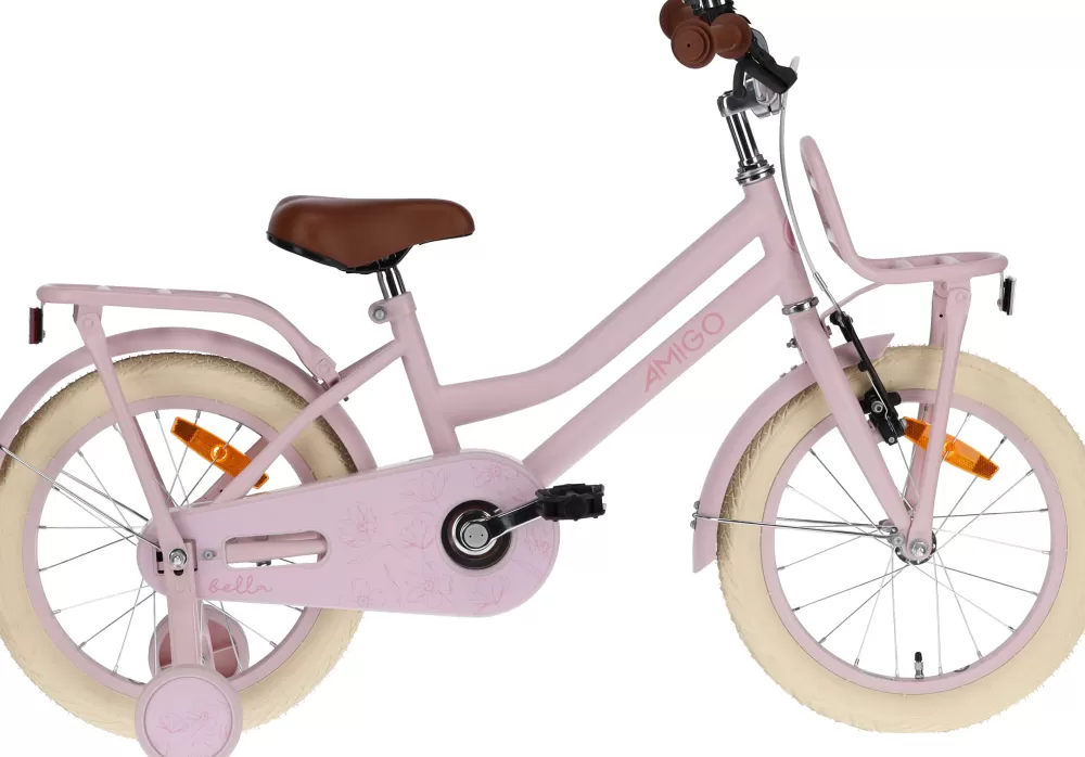 Bella 16 Inch Meisjes Terugtraprem Roze^AMIGO Best Sale