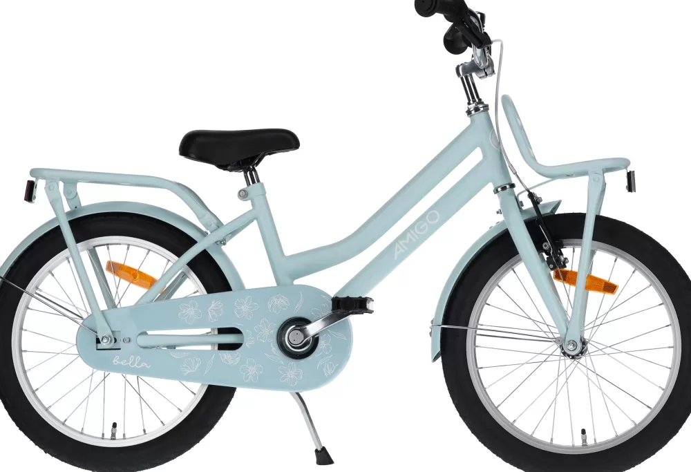 Bella 18 Inch Meisjes Terugtraprem Blauw^AMIGO Best