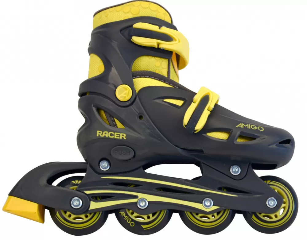 Inlineskates Racer Junior Polypropyleen Geel^AMIGO Store