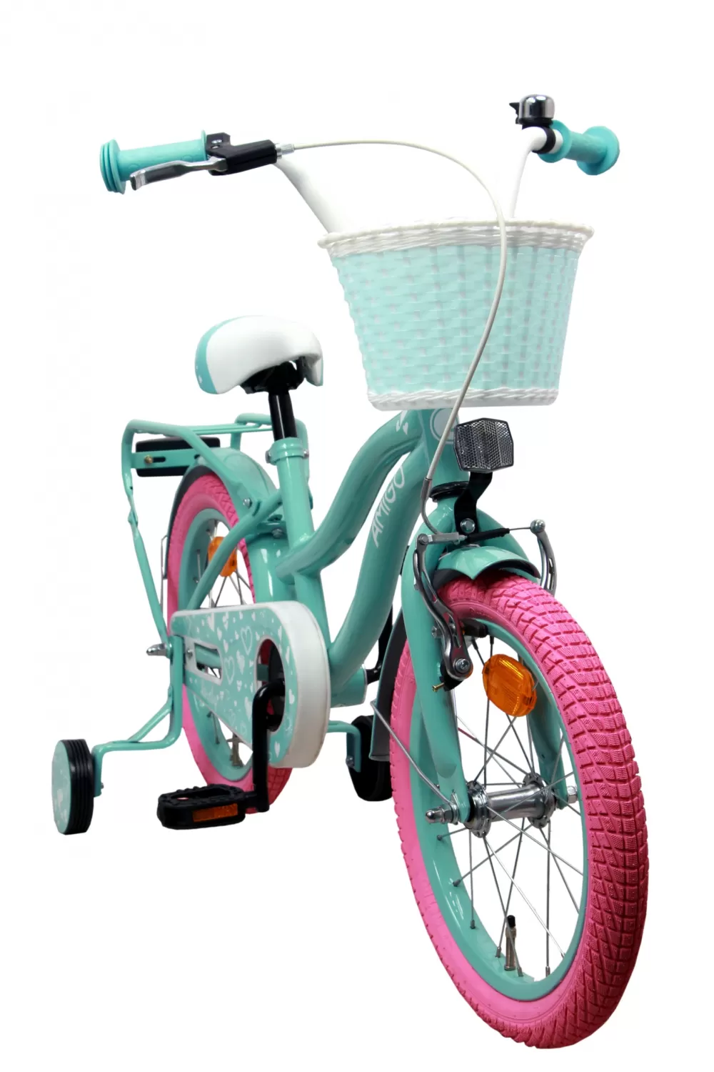 Lovely 12 Inch 22 Cm Meisjes Terugtraprem Turquoise^AMIGO Store