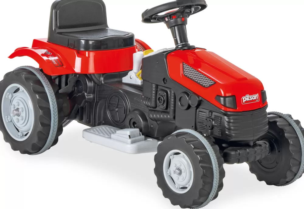 Pilsan Active Accuvoertuig Tractor 6V Rood/Zwart^AMIGO Flash Sale