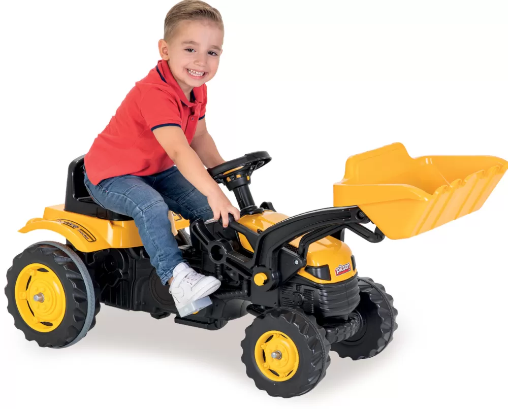 Pilsan Active Traptractor Met Voorlader Geel/Zwart^AMIGO Cheap
