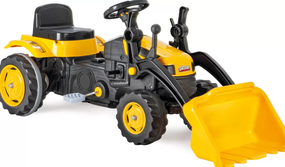 Pilsan Active Traptractor Met Voorlader Geel/Zwart^AMIGO Cheap