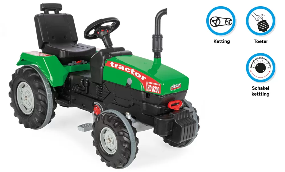 Pilsan Super Hd 8200 Traptractor Groen/Zwart^AMIGO Sale
