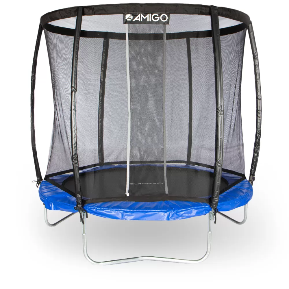 Trampoline Deluxe Met Veiligheidsnet 244 Cm Blauw^AMIGO Sale