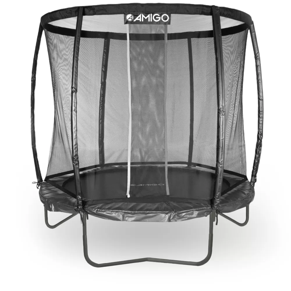 Trampoline Deluxe Met Veiligheidsnet 244 Cm Zwart^AMIGO Sale
