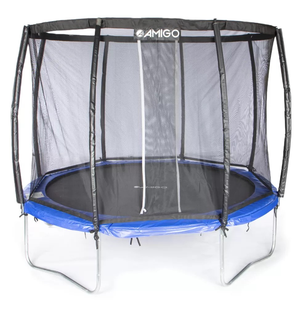 Trampoline Deluxe Met Veiligheidsnet 305 Cm Blauw^AMIGO New