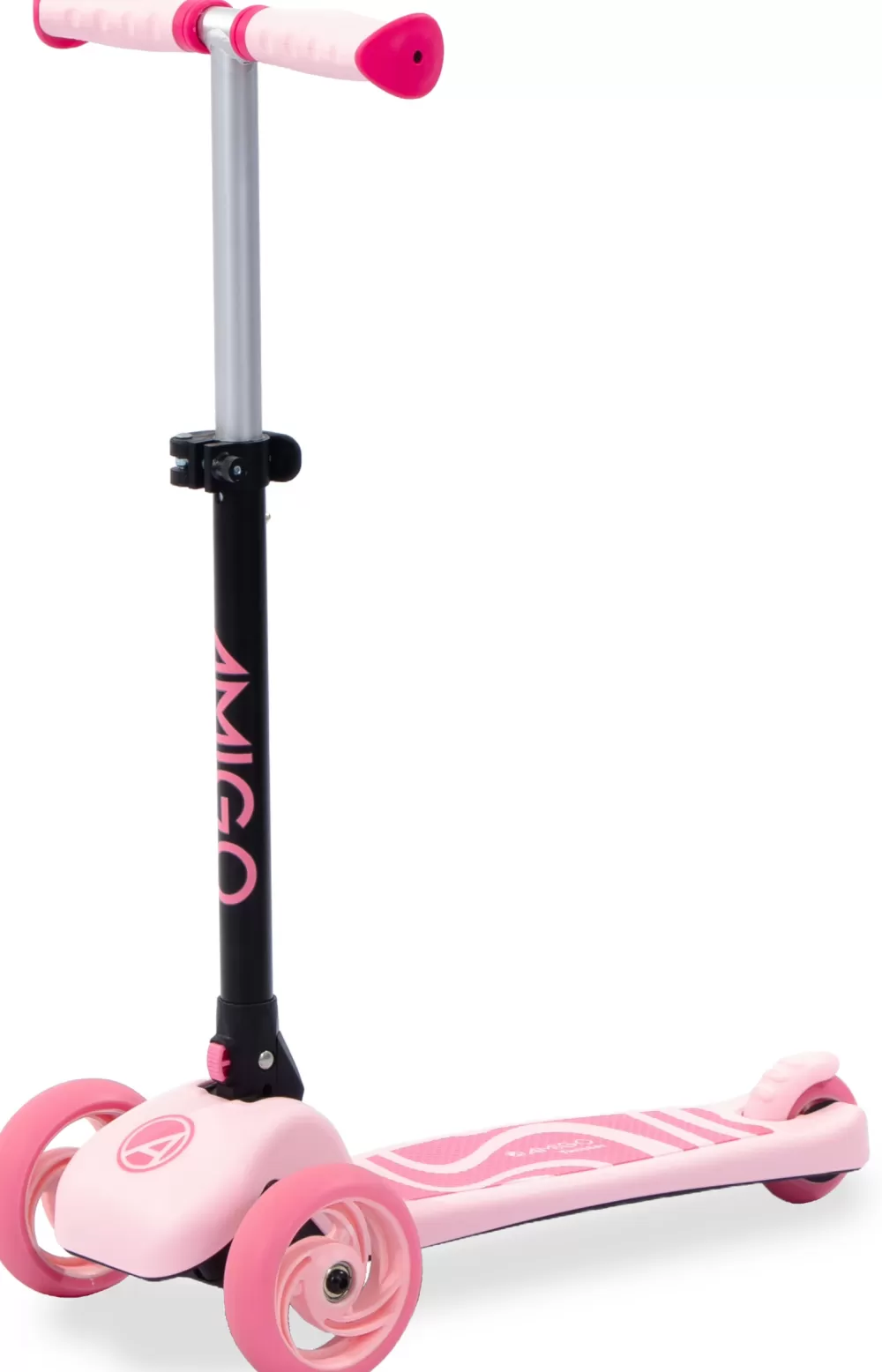 Twister Opvouwbare 3-Wiel Kinderstep Met Voetrem Roze^AMIGO Cheap