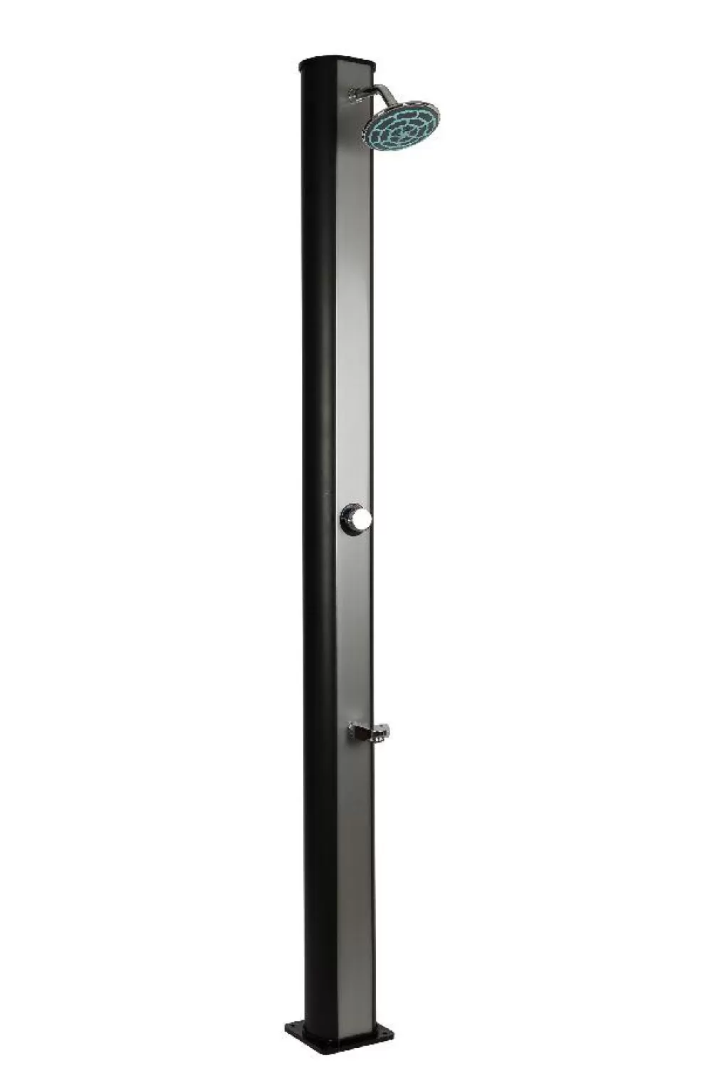 Buitendouche Solar 27 Liter Met Voetkraan Zwart^Blue Bay Shop