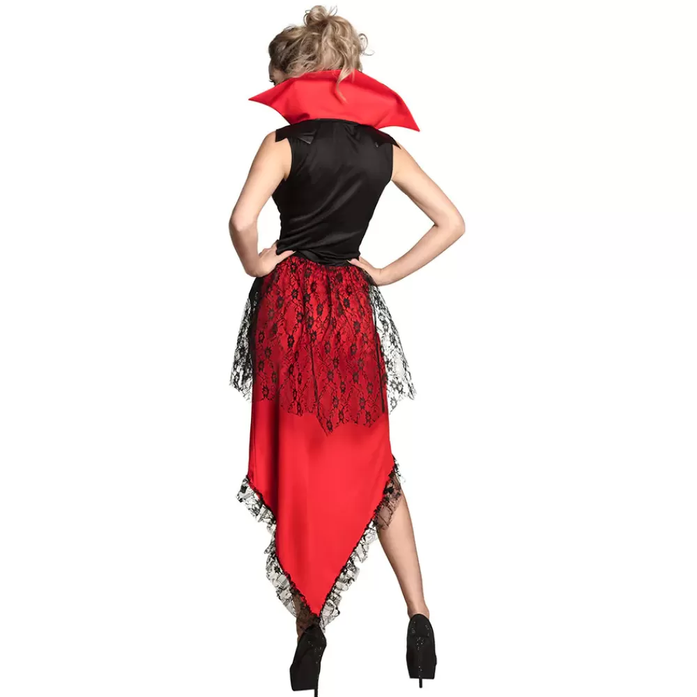 Bloodthirsty Queen Kostuum Dames Rood/Zwart^Boland Store