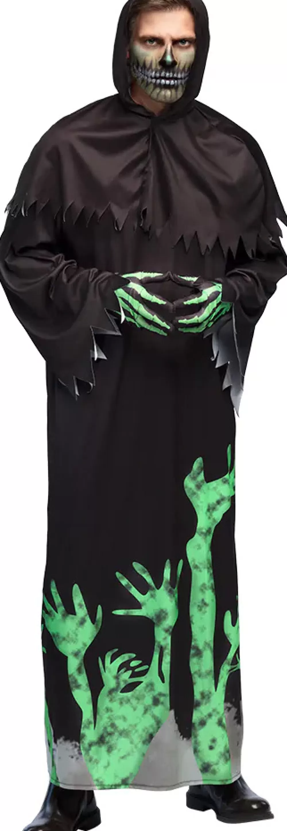 Glowing Reaper Kostuum Heren Zwart/Groen^Boland Discount