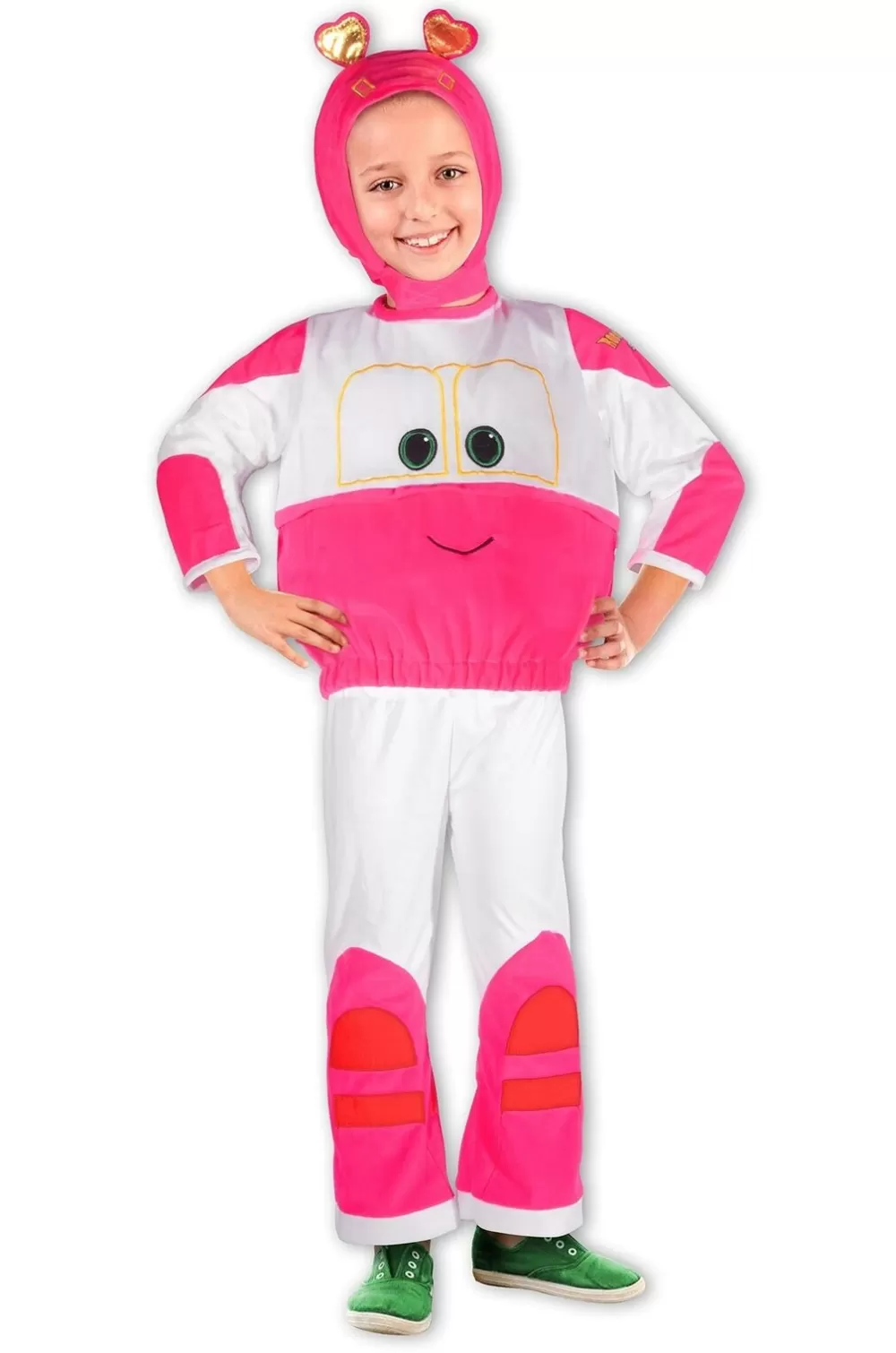 Verkleedpak Robot Trains Katoen 3-Delig Roze/Wit^Ciao s.r.l Fashion