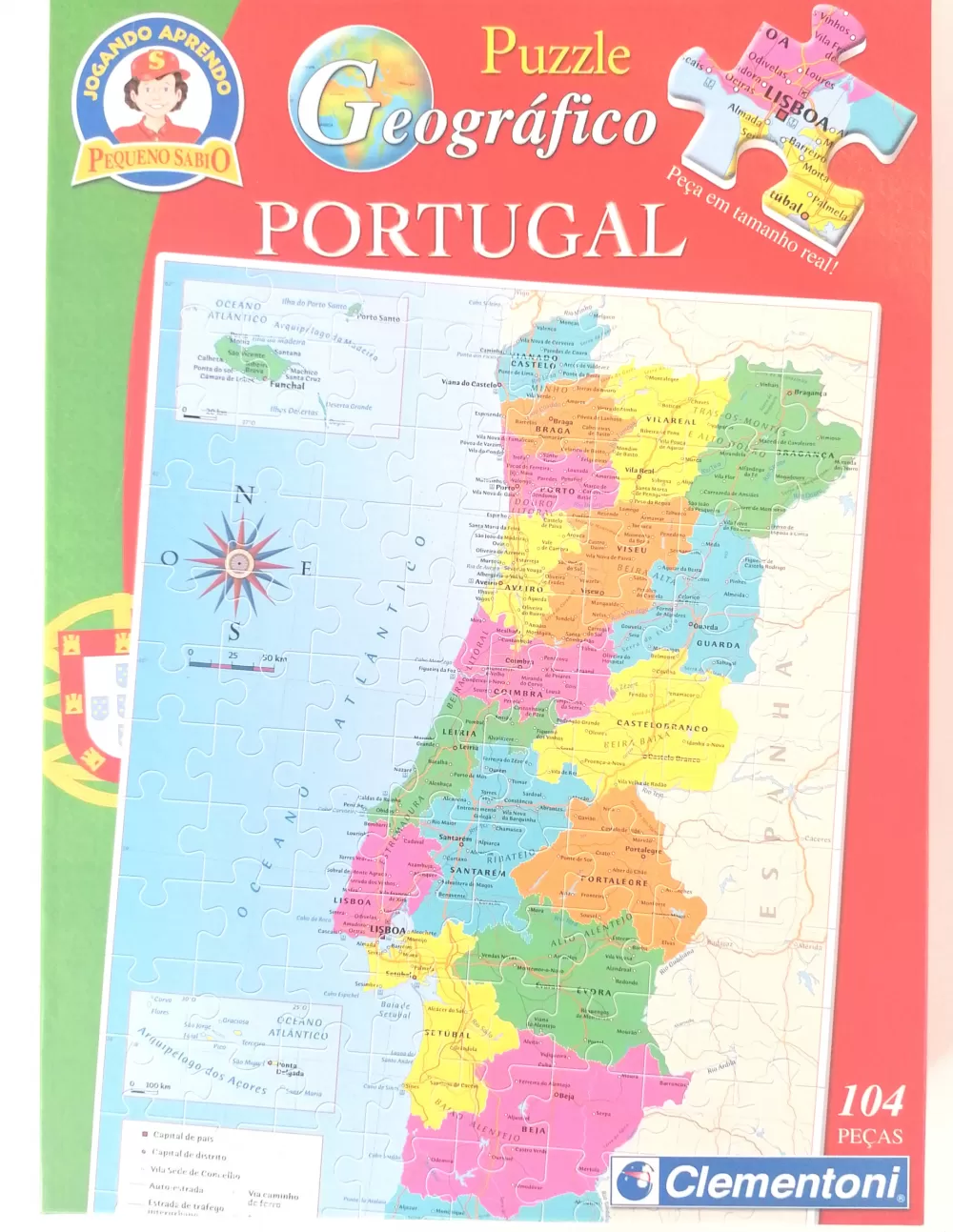 Legpuzzel Portugal Junior 104 Stukjes^Clementoni Store