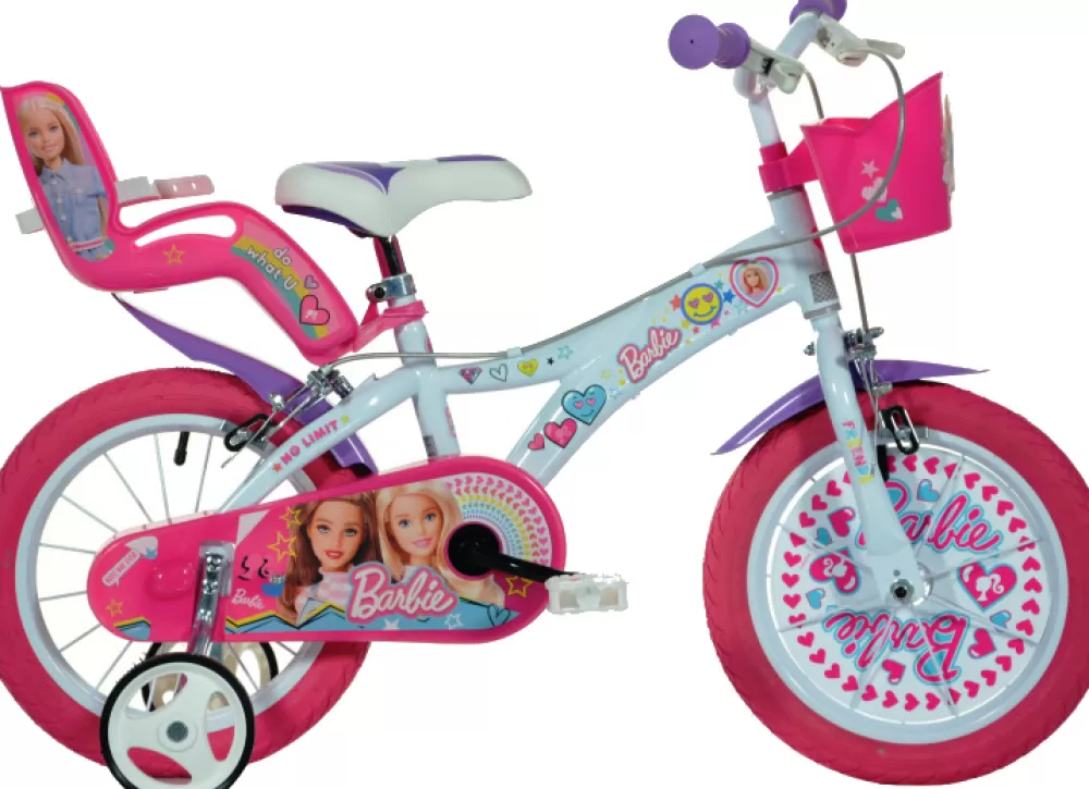 Barbie 16 Inch 27 Cm Meisjes Knijprem Wit/Roze^Dino Best