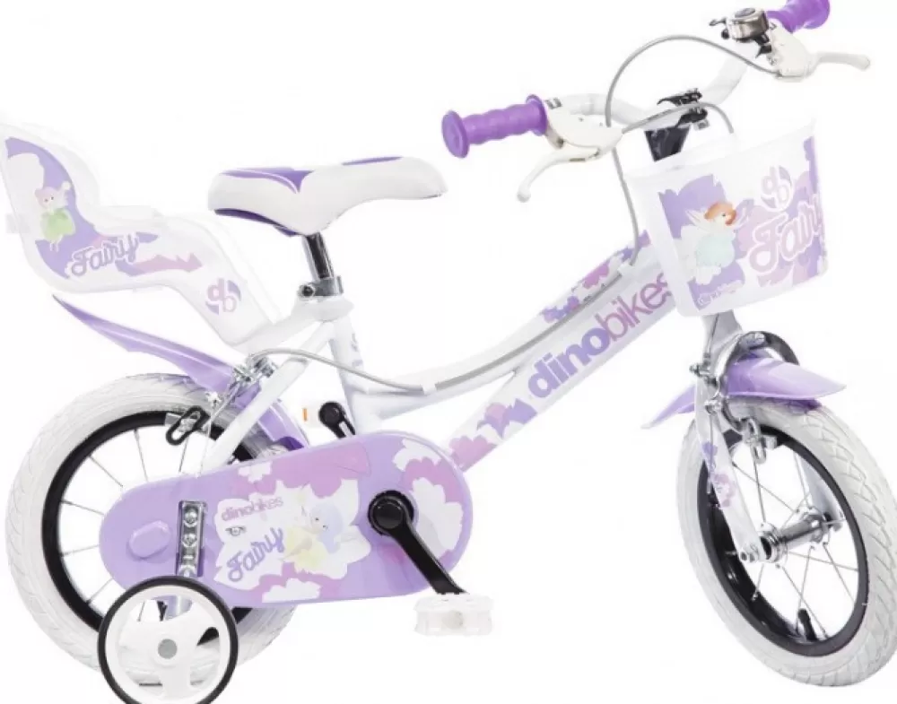Fairy 12 Inch 21 Cm Meisjes Knijprem Wit/Lila^Dino Best Sale