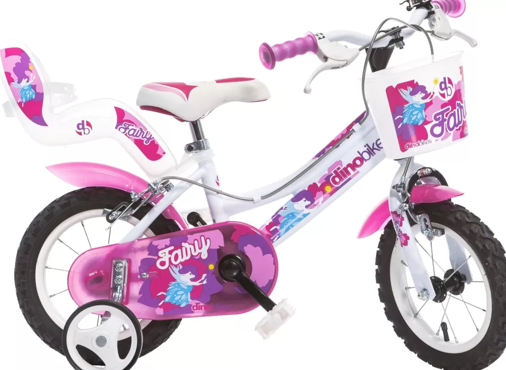 Fairy 12 Inch 21 Cm Meisjes Knijprem Wit/Roze^Dino Best