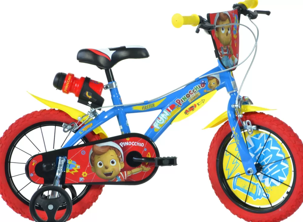 Pinocchio 14 Inch 24 Cm Jongens Knijprem Blauw/Rood^Dino Store