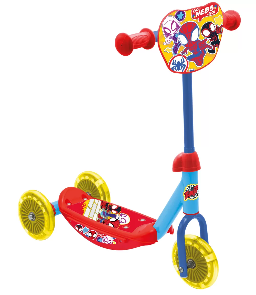 Baby Spidey 3-Wiel Kinderstep Jongens Rood/Geel/Blauw^Disney Best Sale