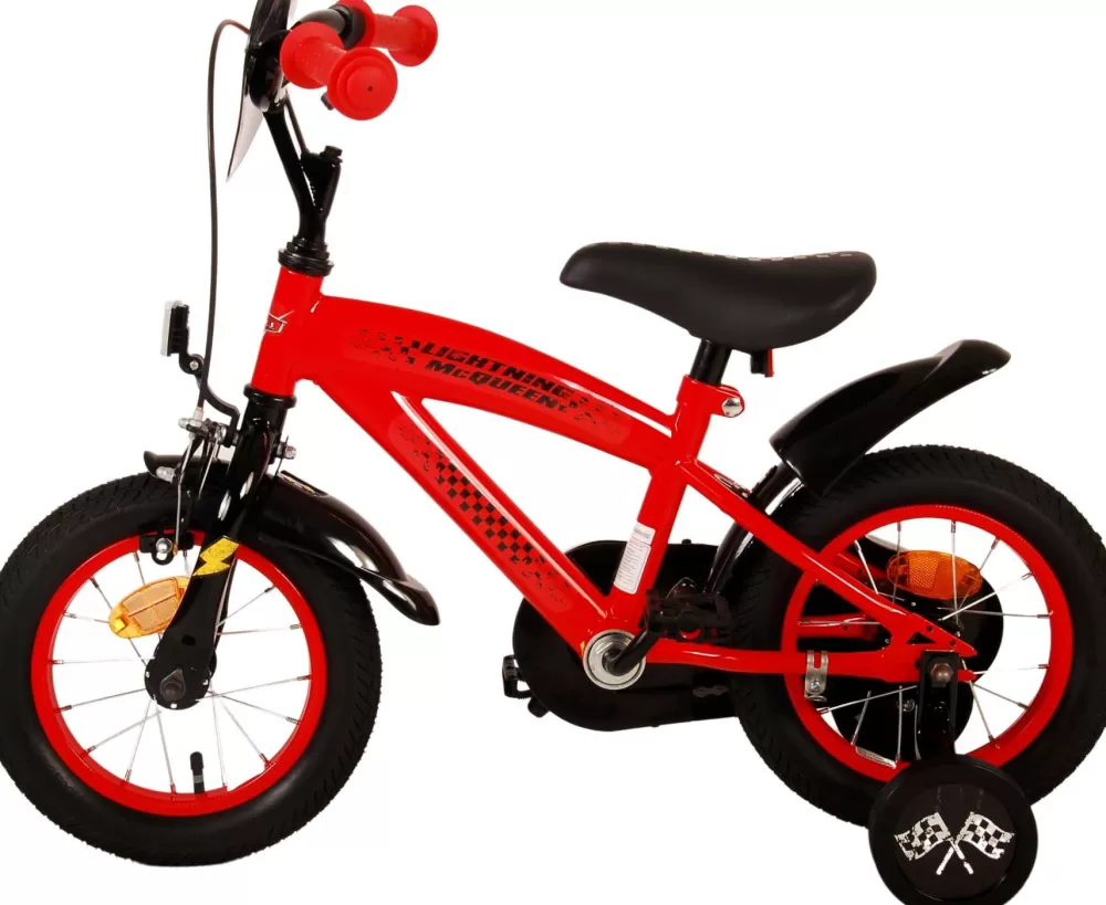 Cars 12 Inch Jongens Terugtraprem Rood/Zwart^Disney Hot