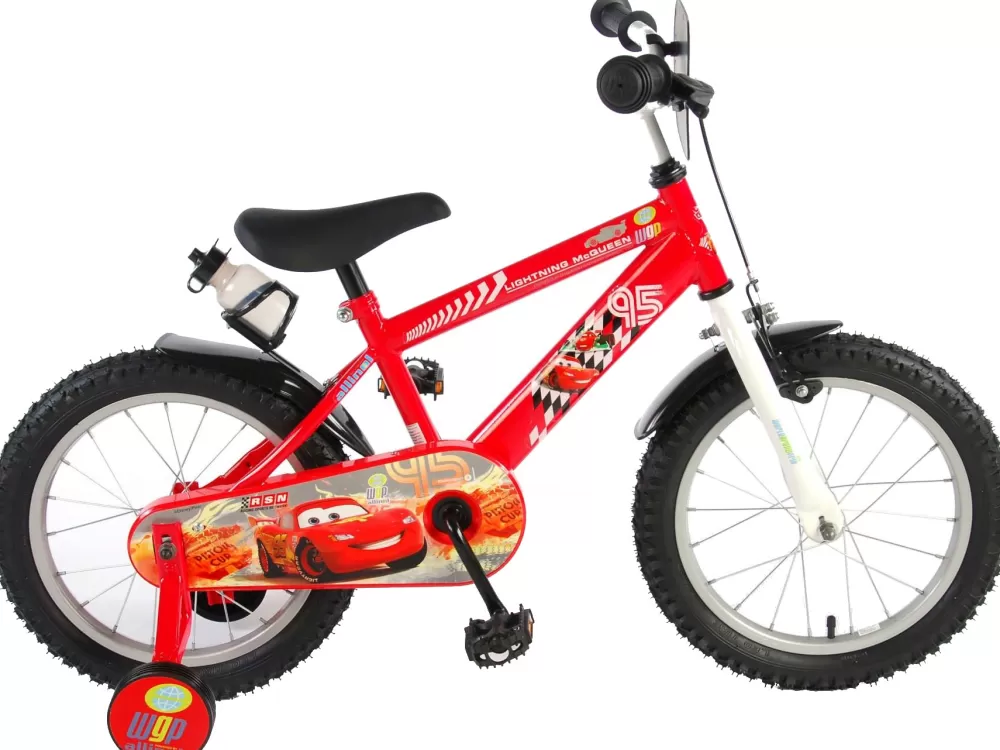 Cars 16 Inch 25,4 Cm Jongens Knijprem Rood^Disney Fashion