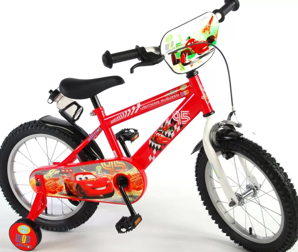 Cars 16 Inch 25,4 Cm Jongens Knijprem Rood^Disney Fashion