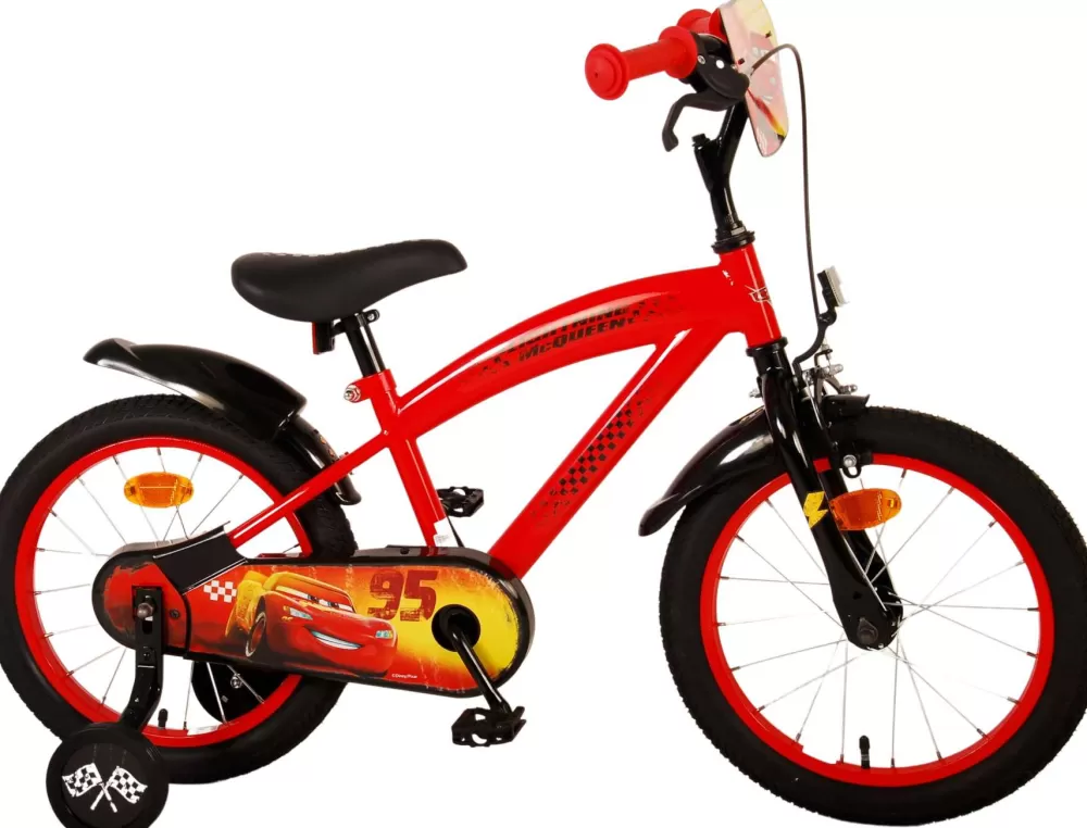 Cars 16 Inch Jongens Terugtraprem Rood/Zwart^Disney Sale
