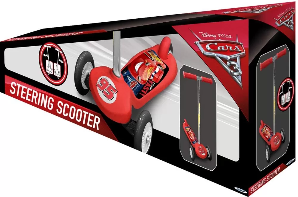 Cars 3 3-Wiel Kinderstep Voetrem Junior Rood^Disney Store