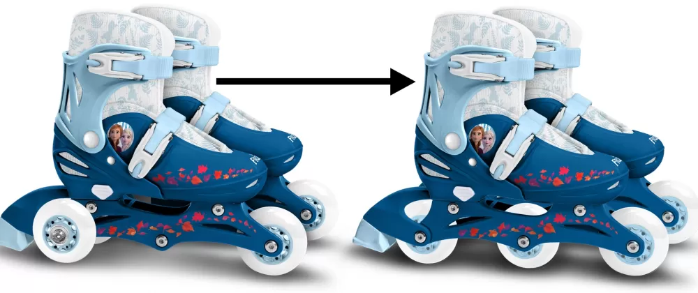 Frozen 2 Inline Skates Hardboot Wit/Blauw Maat 27-30^Disney Flash Sale