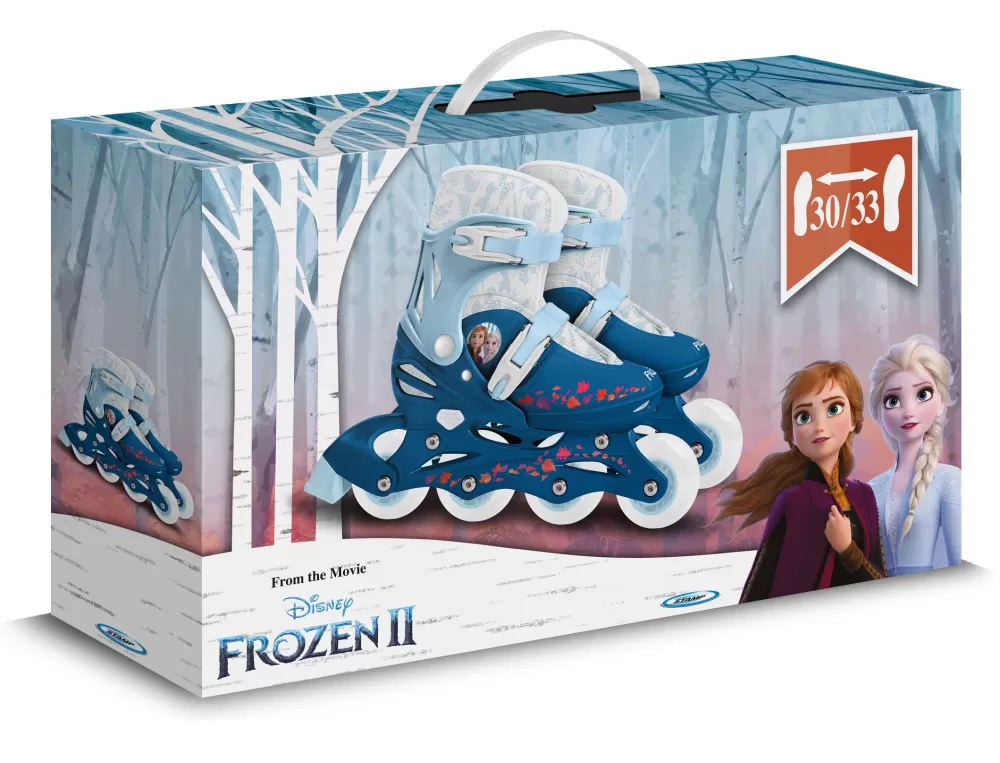 Frozen 2 Inline Skates Hardboot Wit/Blauw Maat 30-33^Disney New