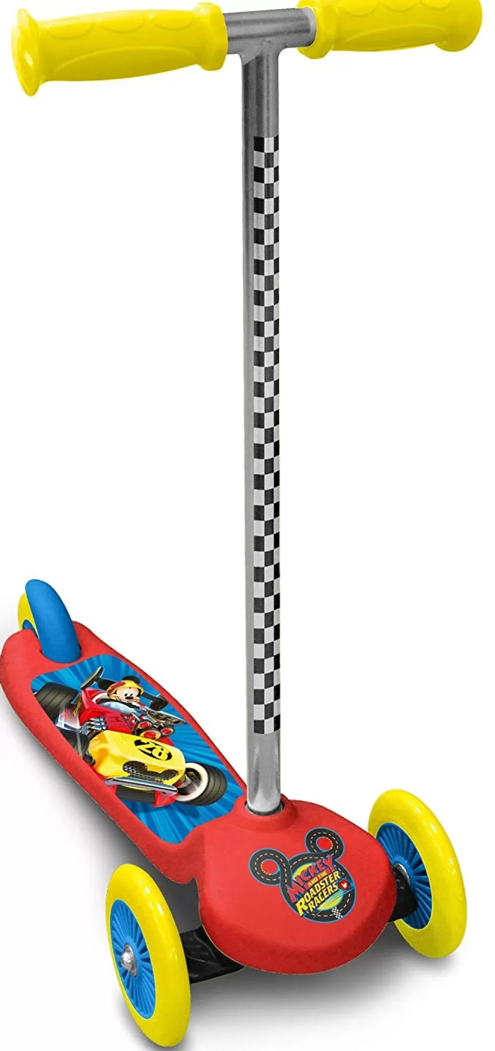 Mickey Mouse 3-Wiel Kinderstep Voetrem Junior Rood/Geel^Disney Fashion
