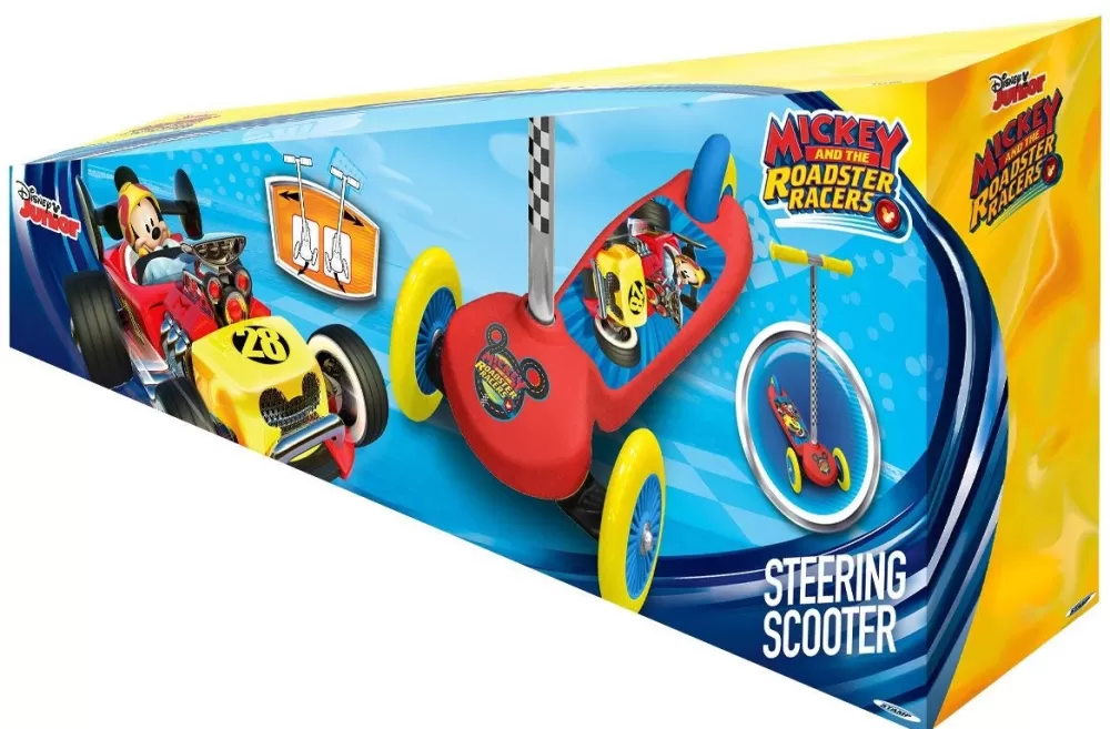 Mickey Mouse 3-Wiel Kinderstep Voetrem Junior Rood/Geel^Disney Fashion