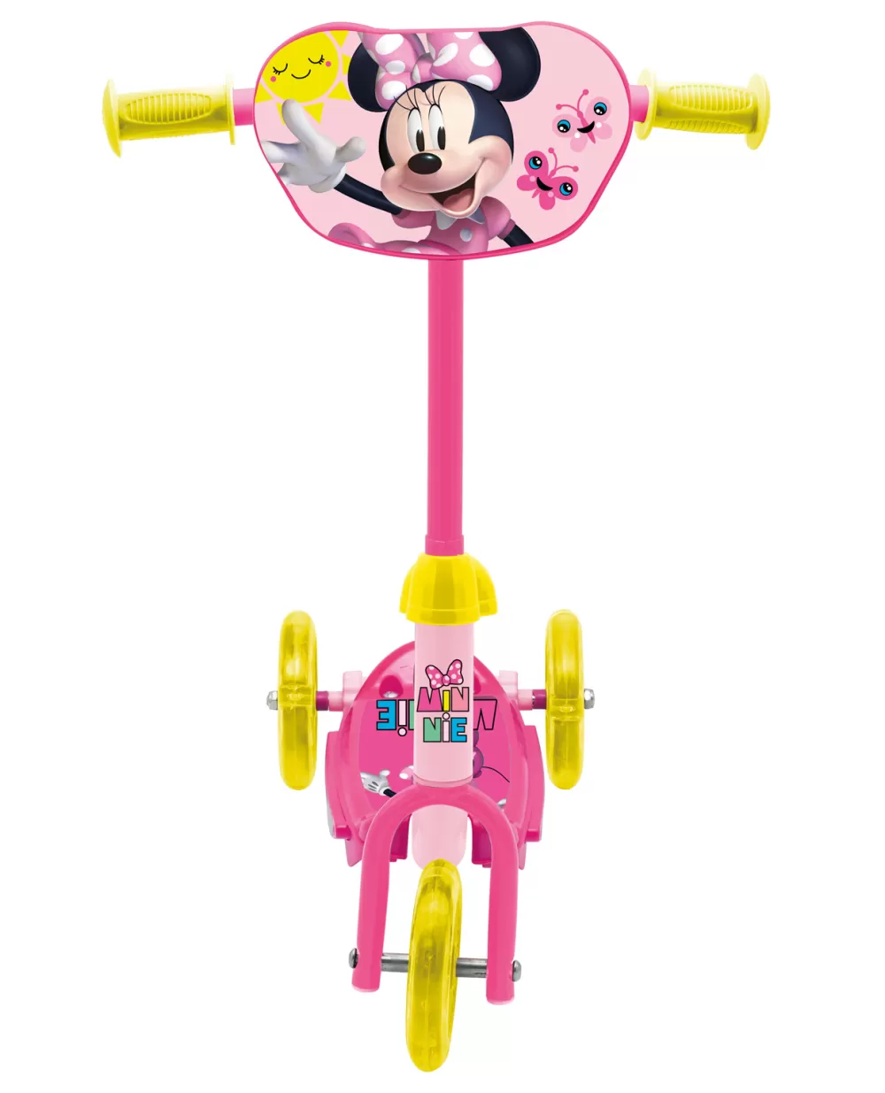 Minnie Mouse 3-Wiel Kinderstep Meisjes Roze/Geel^Disney New