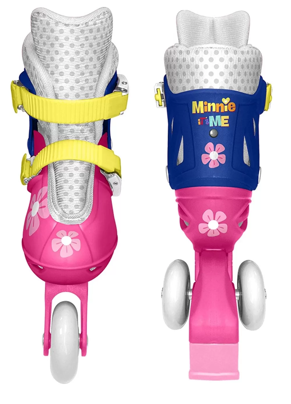 Minnie Mouse Inlineskates Hardboot Wit/Blauw^Disney Discount