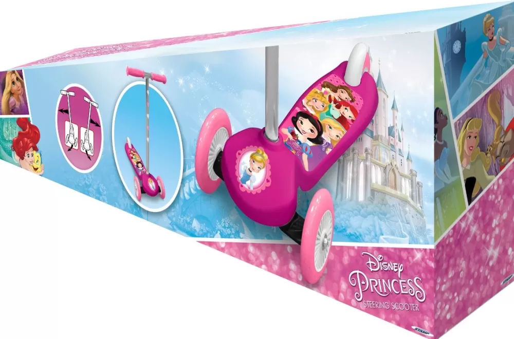 Princess 3-Wiel Kinderstep Voetrem Meisjes Roze^Disney Shop