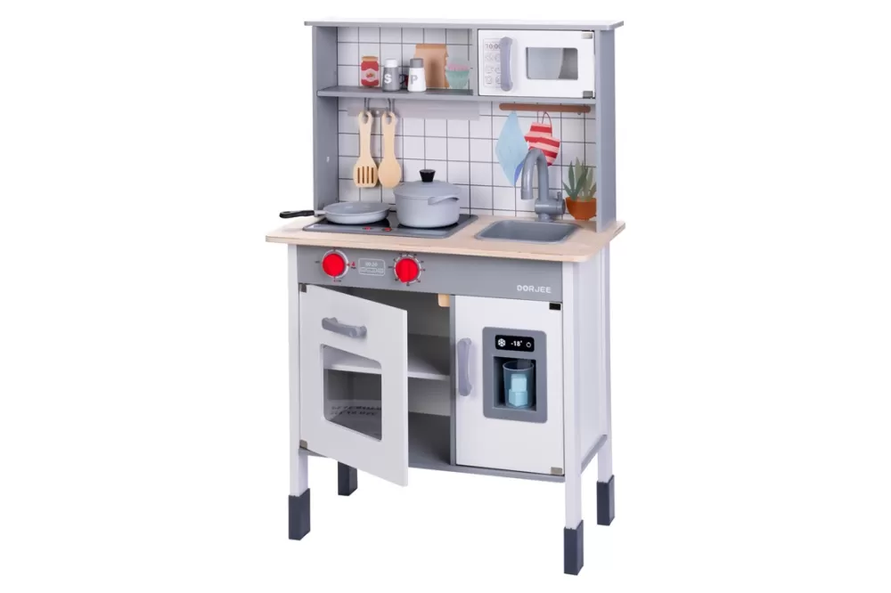 Houten Speelkeuken Inclusief Accessoires Wit^Dorjee Flash Sale