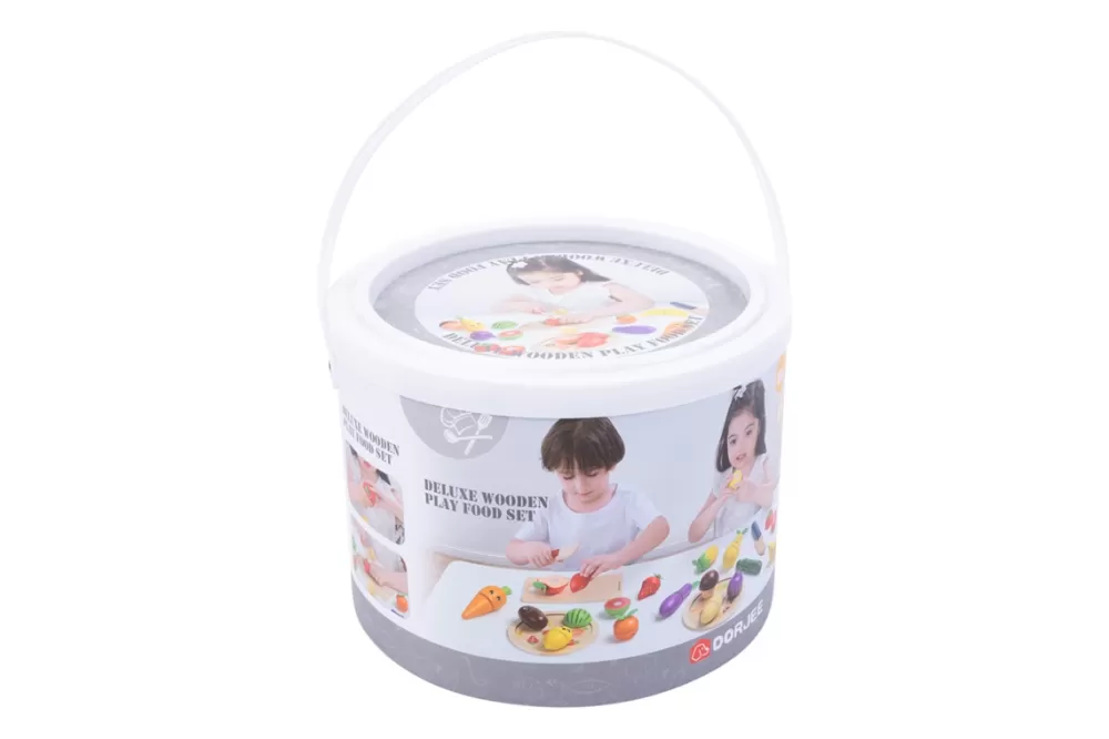 Speelgoed Snijset Hout Groente En Fruit^Dorjee Flash Sale