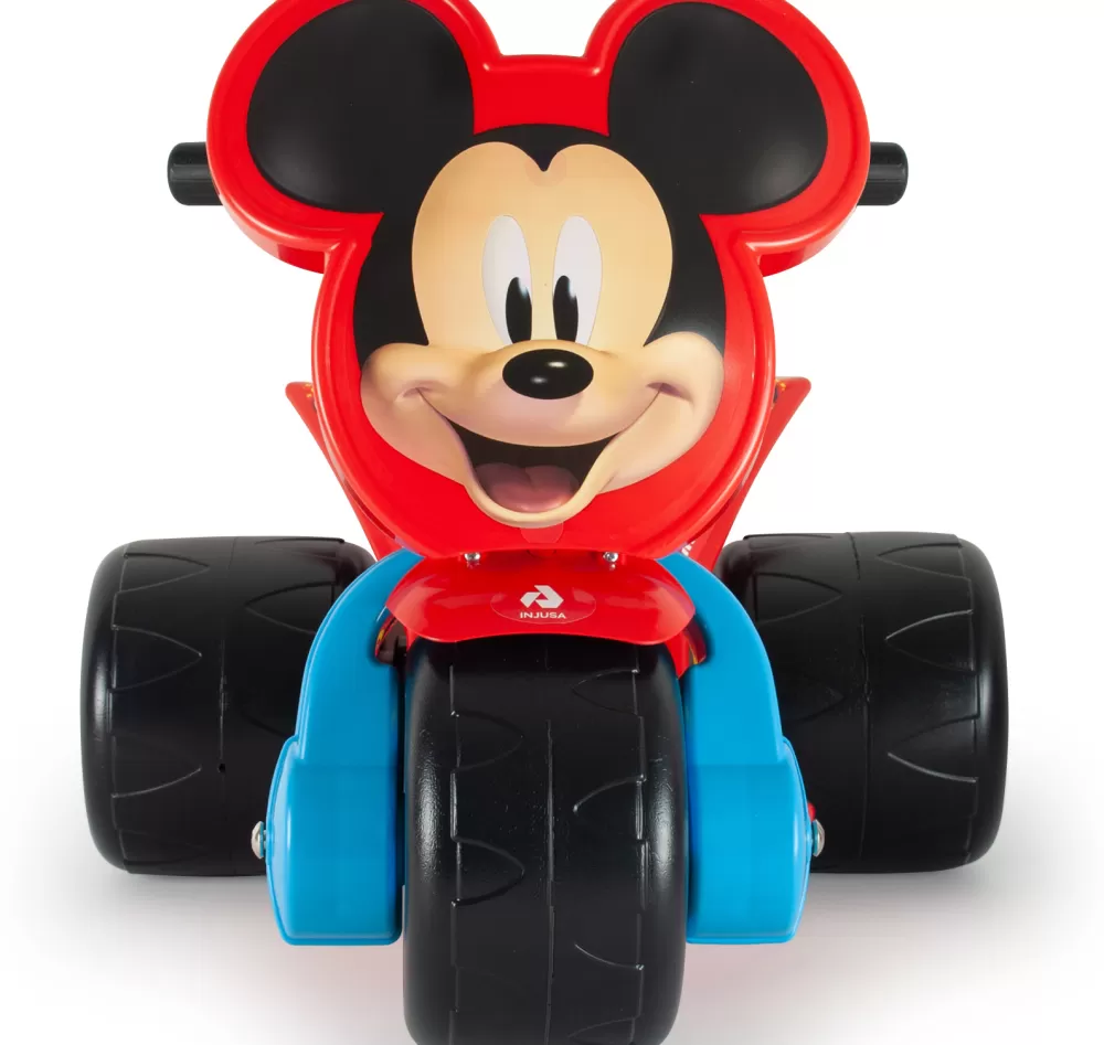 Mickey Mouse Samurai Trimoto Accuvoertuig 6V Rood^Injusa Flash Sale