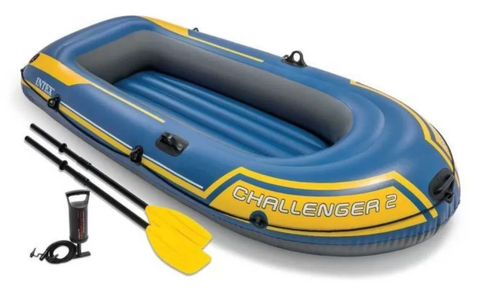Challenger 2 Opblaasboot Set 2-Persoons 4-Delig^Intex Shop