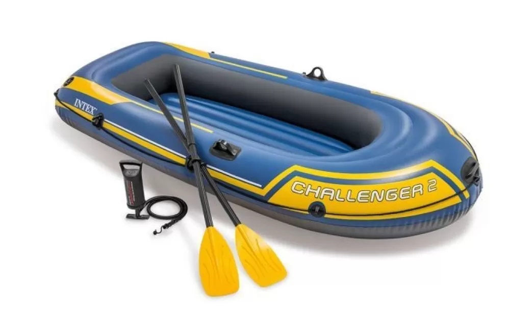 Challenger 2 Opblaasboot Set 2-Persoons 4-Delig^Intex Shop