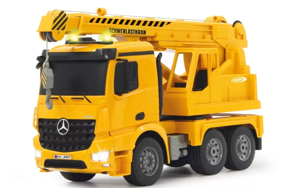 Bouwkraan Rc Mercedes-Benz Arocs 2,4 Ghz Geel 1:20^JAMARA Store