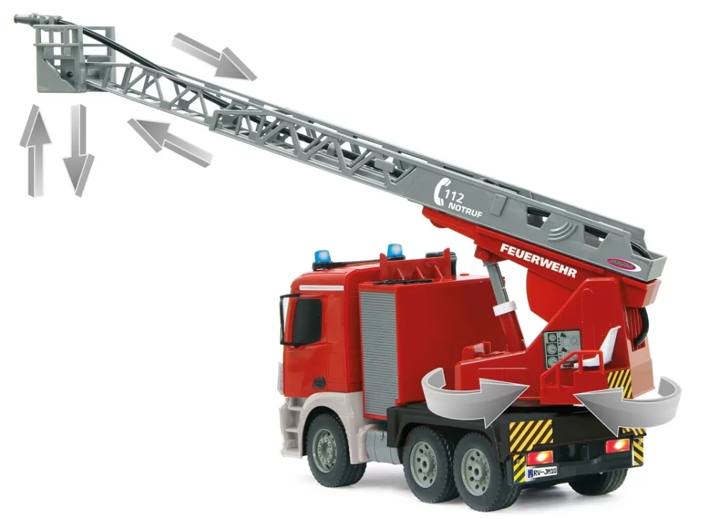 Brandweerwagen Rc Mercedes-Benz Arocs 2,4 Ghz Rood 1:20^JAMARA Clearance