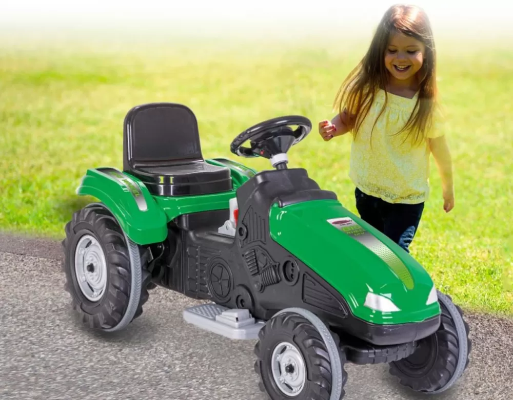 Elektrische Kindertractor Big Wheel 12V Groen^JAMARA Outlet