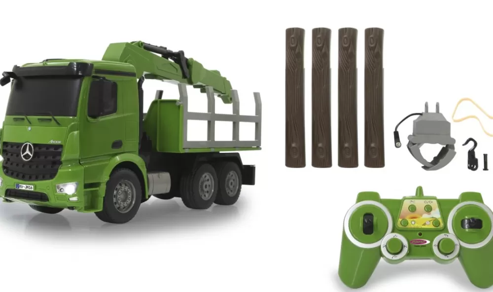 Rc Mercedes Benz Actros Vrachtwagen 10-Delig Groen^JAMARA Cheap