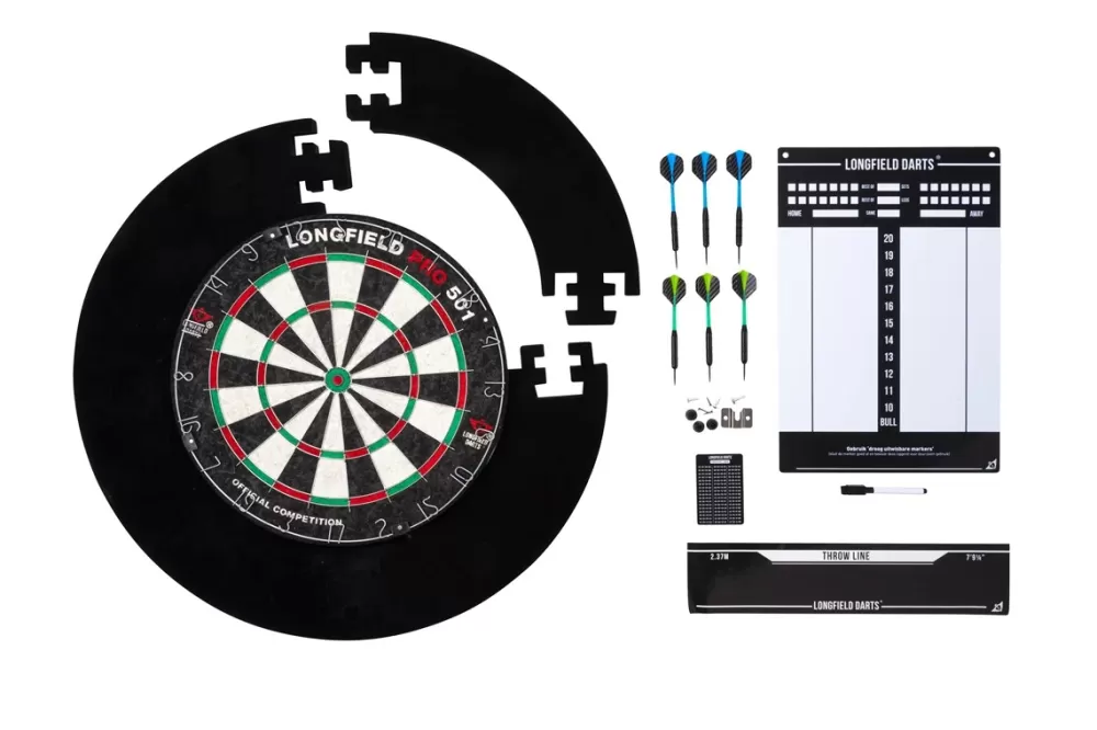 Tournament Dartset Unisex Zwart^Longfield Darts Hot