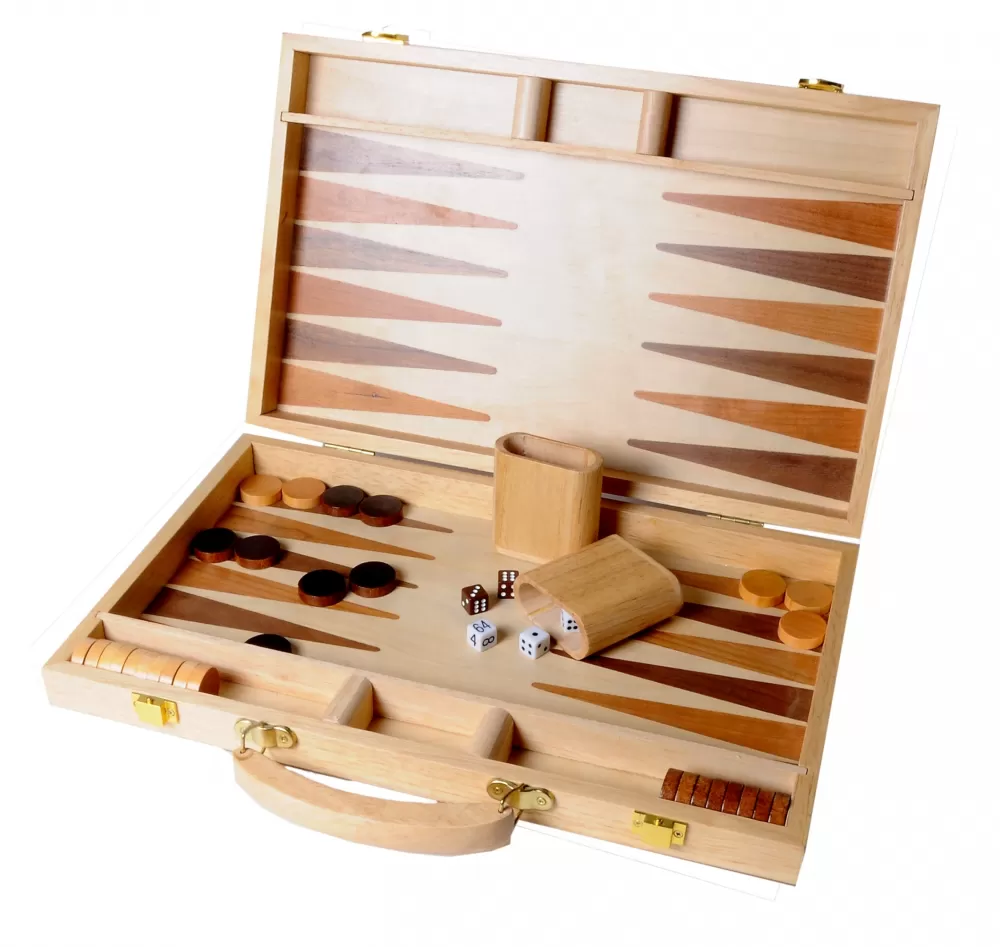 Backgammon Hout Bruin 48 X 38 Cm^Longfield Games Discount