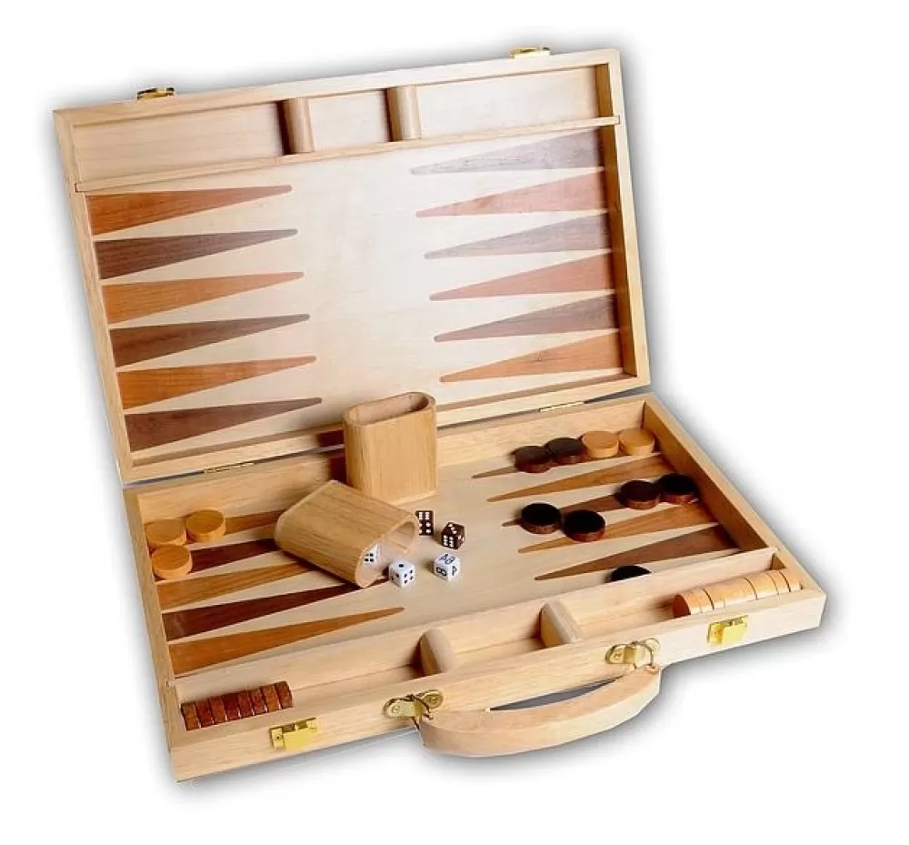 Backgammon Hout Bruin 48 X 38 Cm^Longfield Games Discount