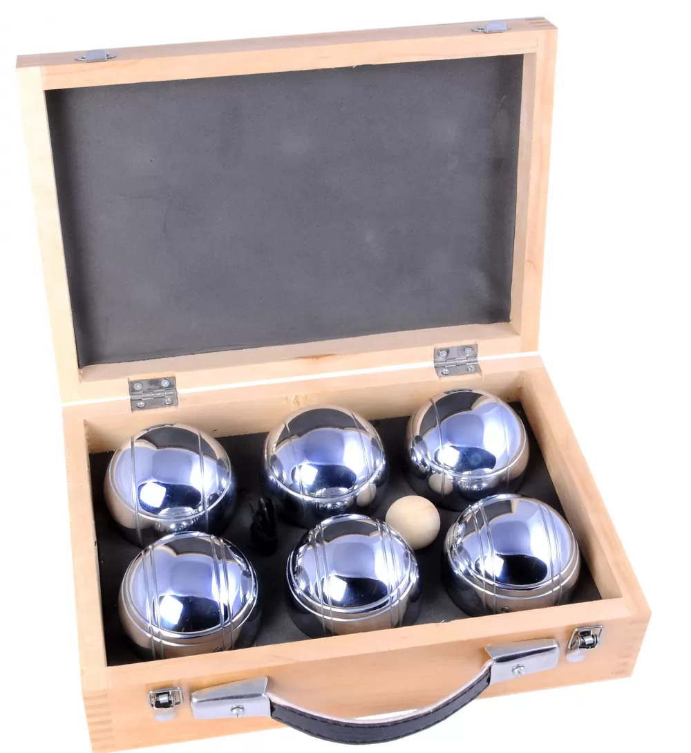 Jeu De Bouleset In Luxe Kist Zilver^Longfield Games Hot